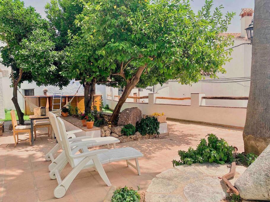 La Palmera. Casa Rural Con Piscina Privada. Benadalid Esterno foto