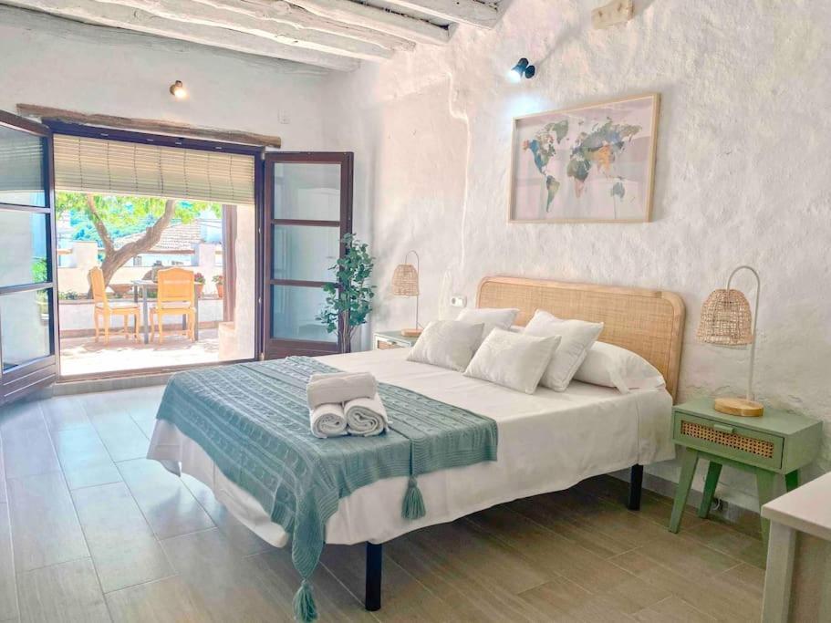 La Palmera. Casa Rural Con Piscina Privada. Benadalid Esterno foto